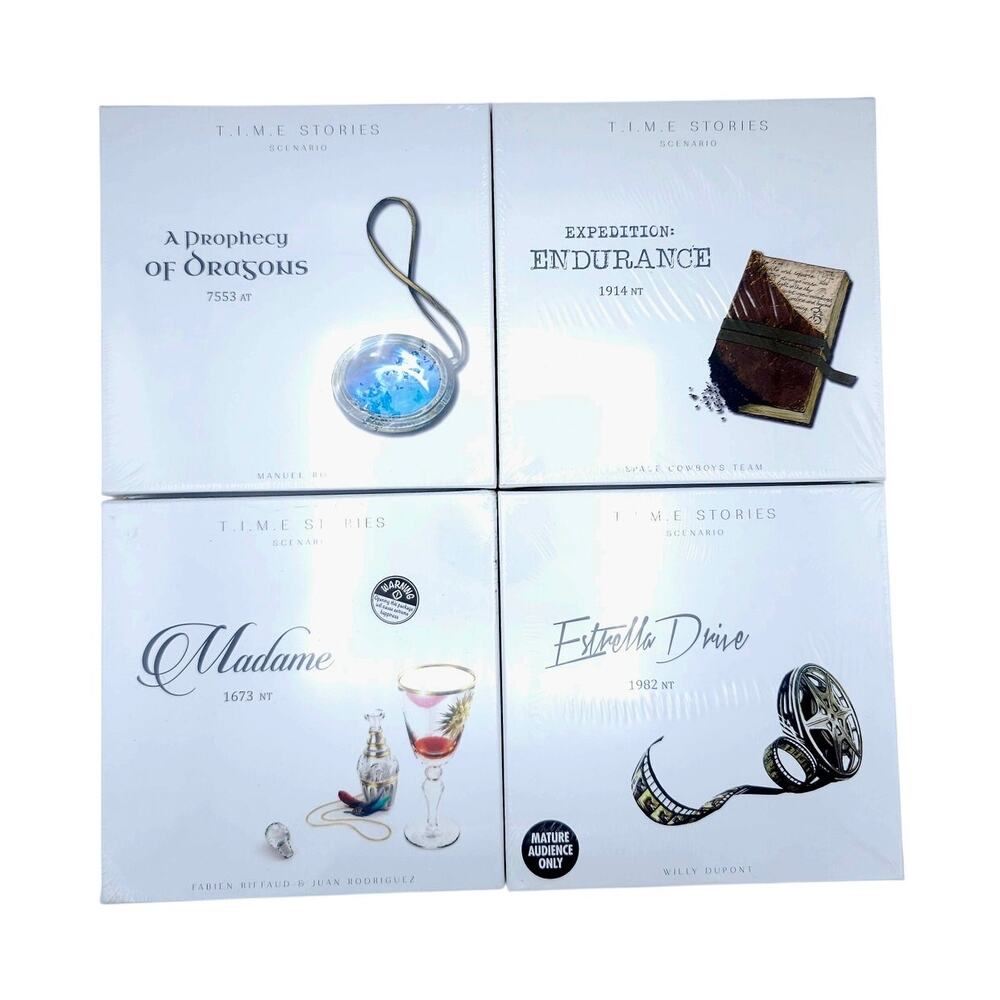 4X Time Stories Expansions - Madame Estrella Drive Prophecy of Dragons Endurance